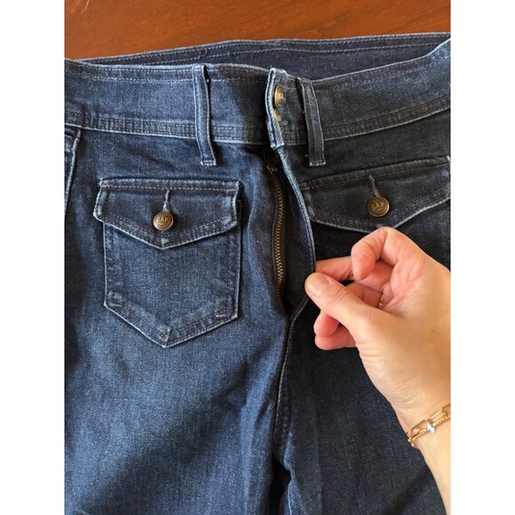 GAP Denim  ’70s Flare High Rise Jeans  in Size 27 or US 4 Long - Picture 5 of 12